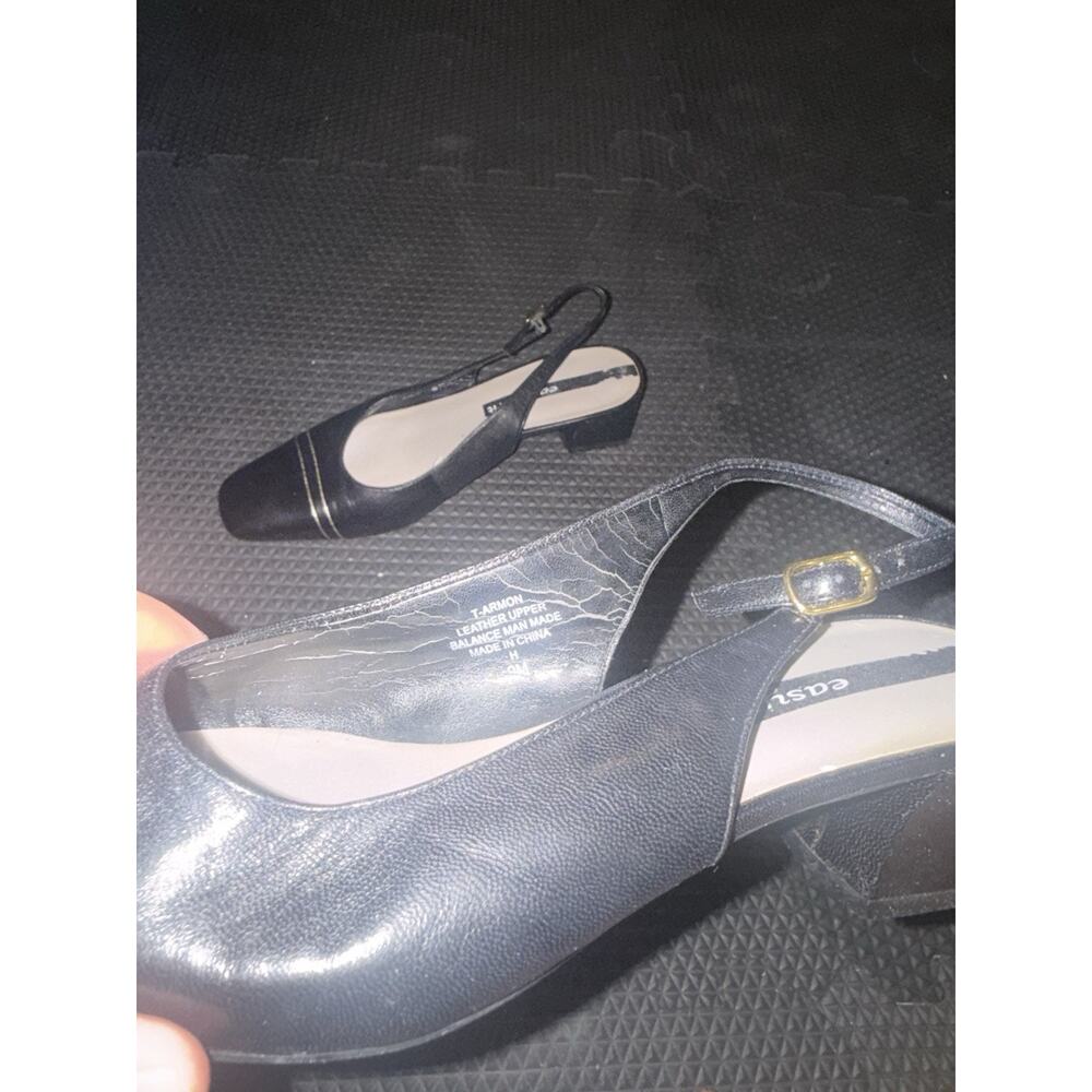 Easy Spirit Black Slingback Low Heel Pumps Women’s Size 9M - Picture 6 of 7